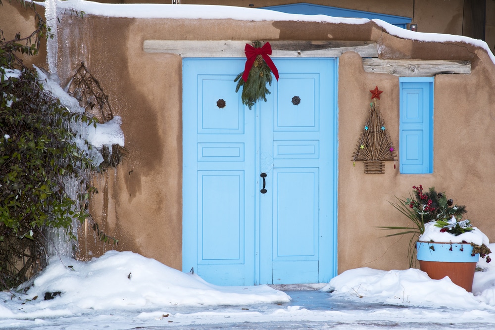 Beautiful architecture and snow, all things you'll see when you stay at our Santa Fe Bed and Breakfast this winter and enjoy all of these great things to do in Santa Fe