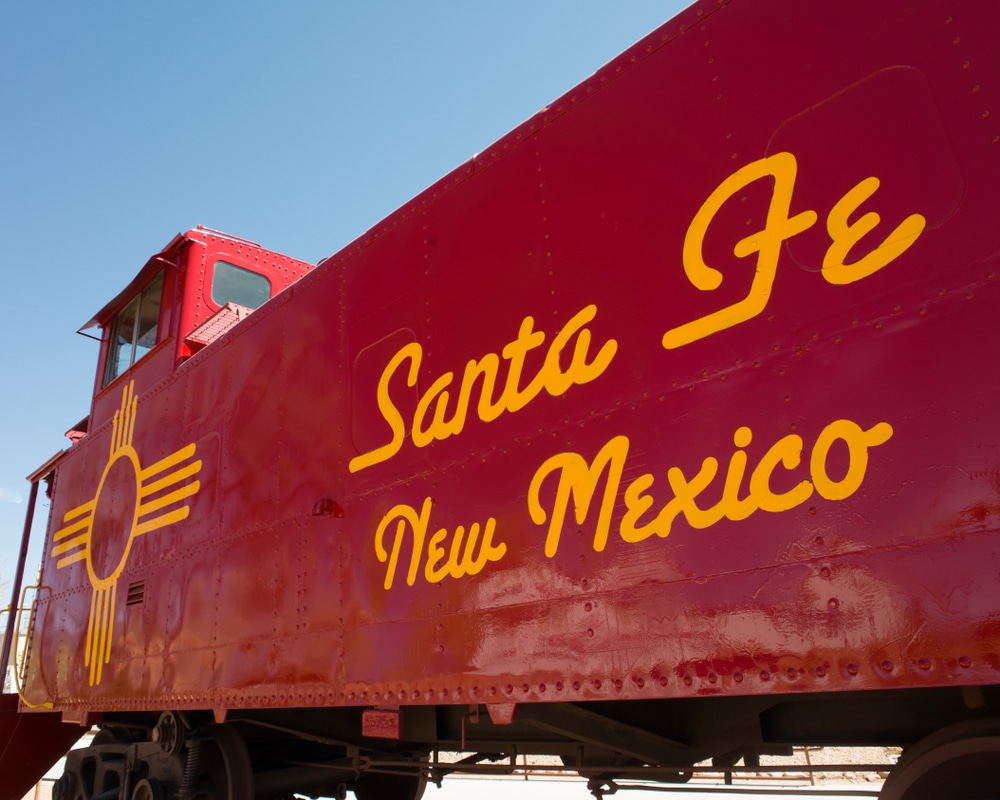 A Picture of the Santa Fe Train - one of the top things to do in Santa Fe for 2023
