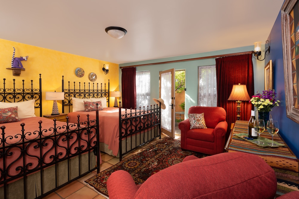 A guest room at our Santa Fe Bed and Breakfast, located near the Palace of the Governors