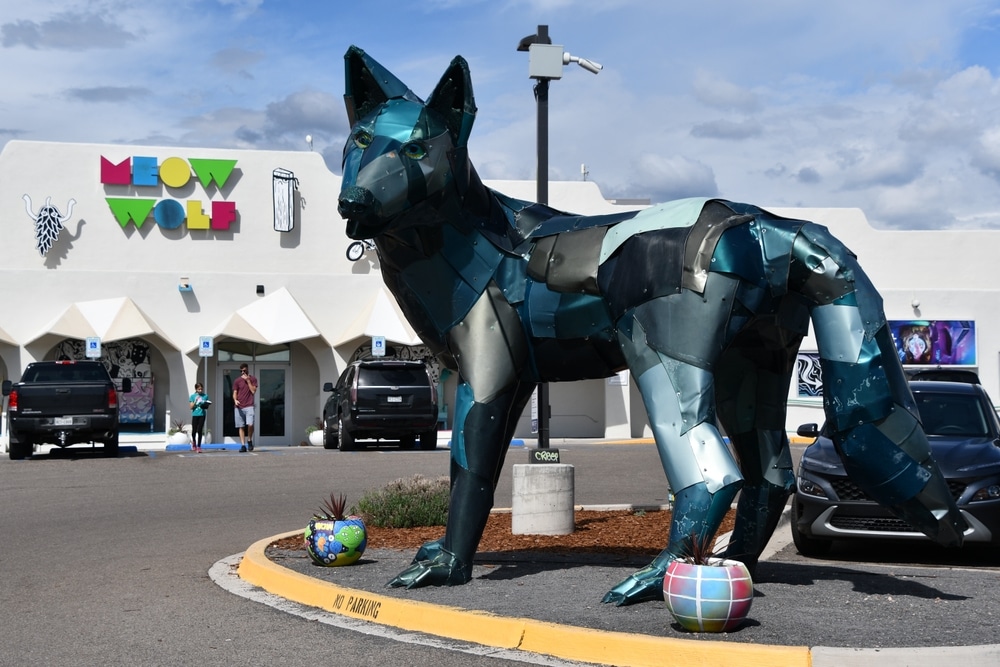 Entrance to Meow Wolf, one of the most unique things to do in Santa Fe