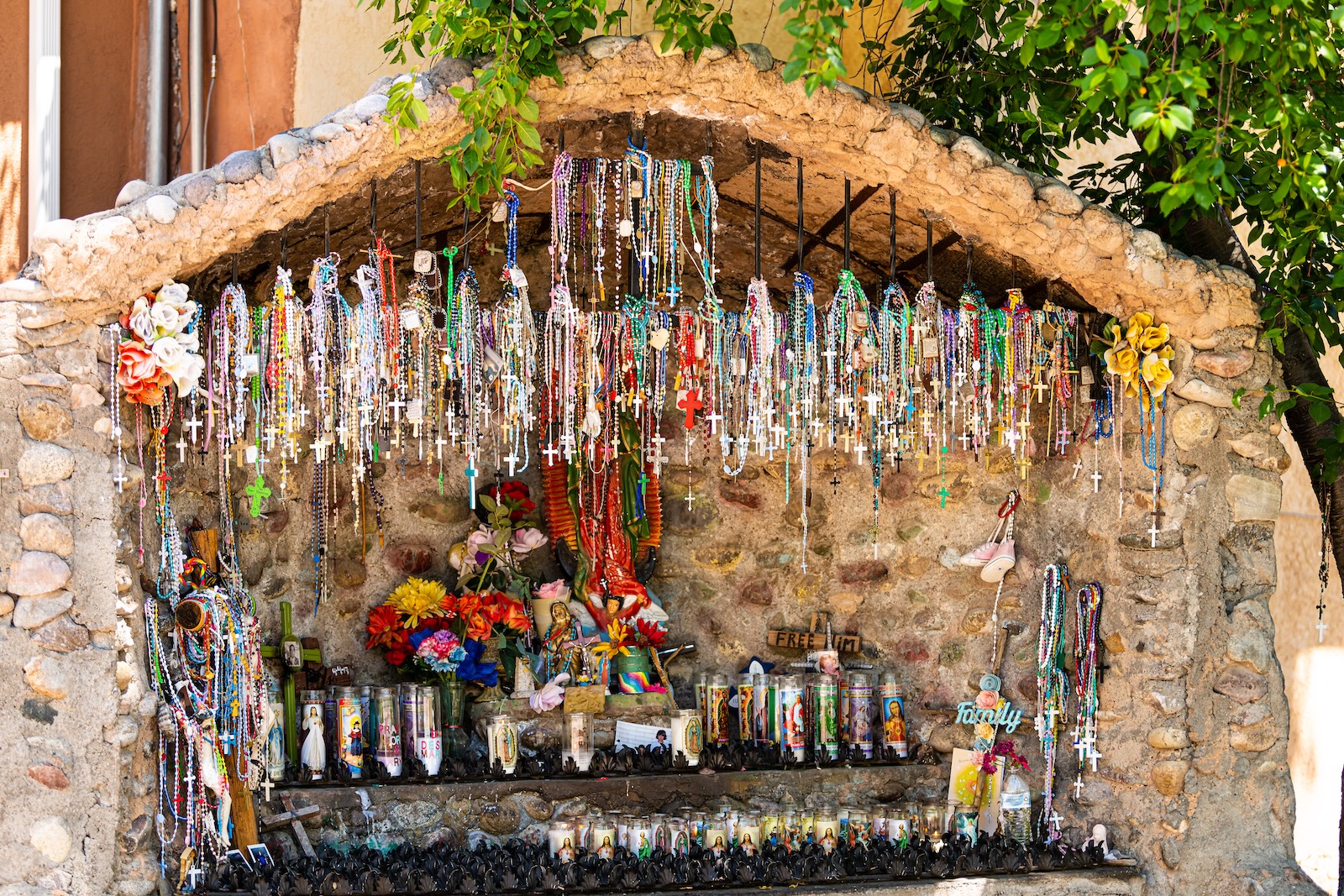 Visit the Sacred Santuario de Chimayo This Spring 1 You can hang a rosarie at the Santurio de Chimayo on your visit to Santa Fe this spring.